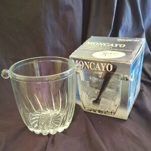 Moncayo Clear Glass Ice Bucket
